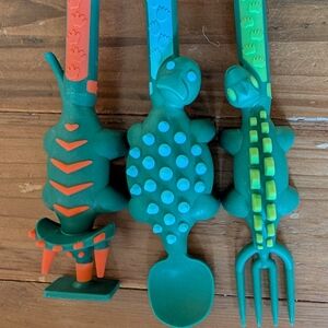 Dinosaur Kids Utensil Set - Constructive Eating
